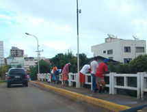 Pescaria na Ponte da Rodoviária. Quarta-feira, 12 de março - 15h.