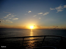 Pôr-do-sol. Foto Erci Bohrer.