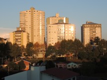 Prédios em Caçador. Foto Murilo Roso.