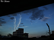 "Riscando o céu". Foto Pricila Santos.