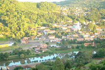 Município de Rio das Antas. Vista do Morro da Colina. Foto Murilo Roso. Dez 2008.