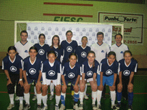 Seleção Brasileira Universitária treina em Caçador. Foto Divulgação. Julho 2008.