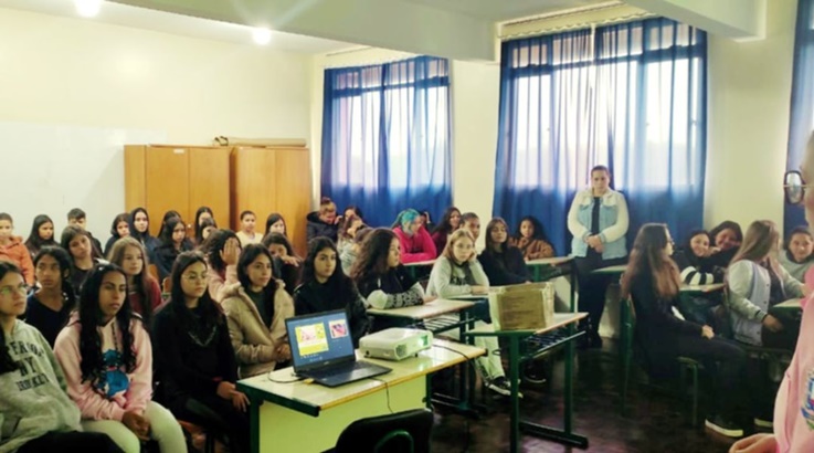 Medicina preventiva: Palestra para alunos da escola Wanda Krieger Gomes ...